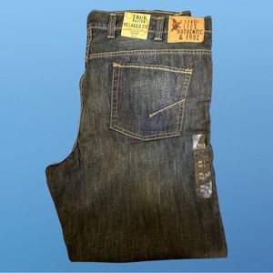 True Nation Men’s Jeans  NWT 46x30 Dark Blue